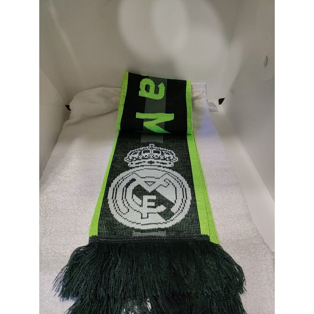 Adidas Real Madrid Scarf Deepest Space/Grey/Solar Yellow Hala Madrid Soccer Frin